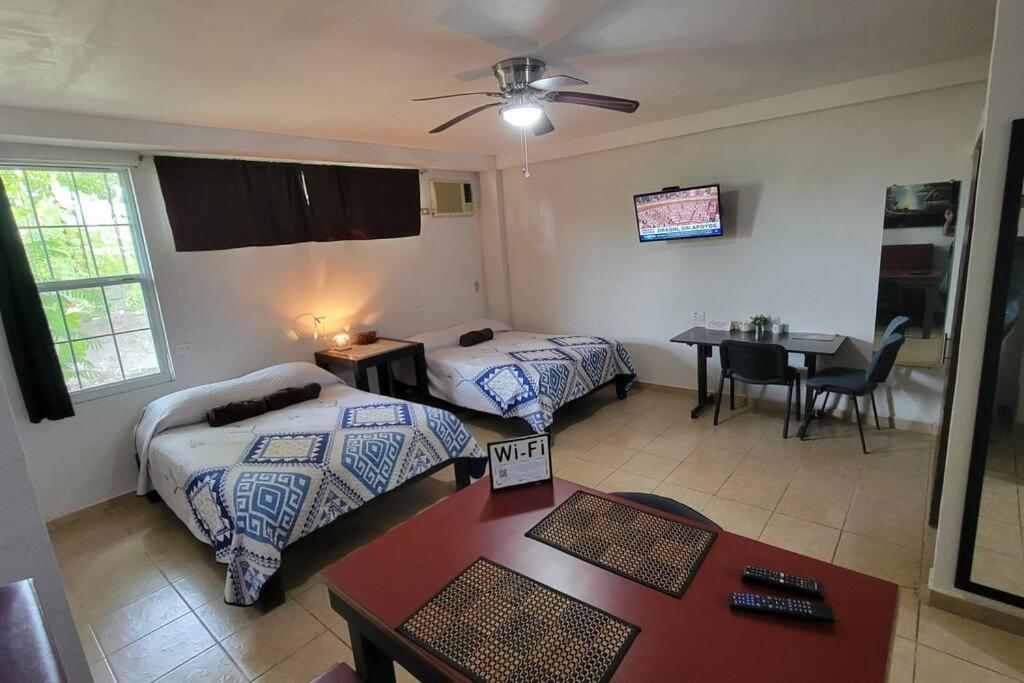 Depab Privado, Centrico,Wifi 80 Mb ,Aire Acondicionado ,Cocina, Cochera Techada, Ciudad Valles Kültér fotó